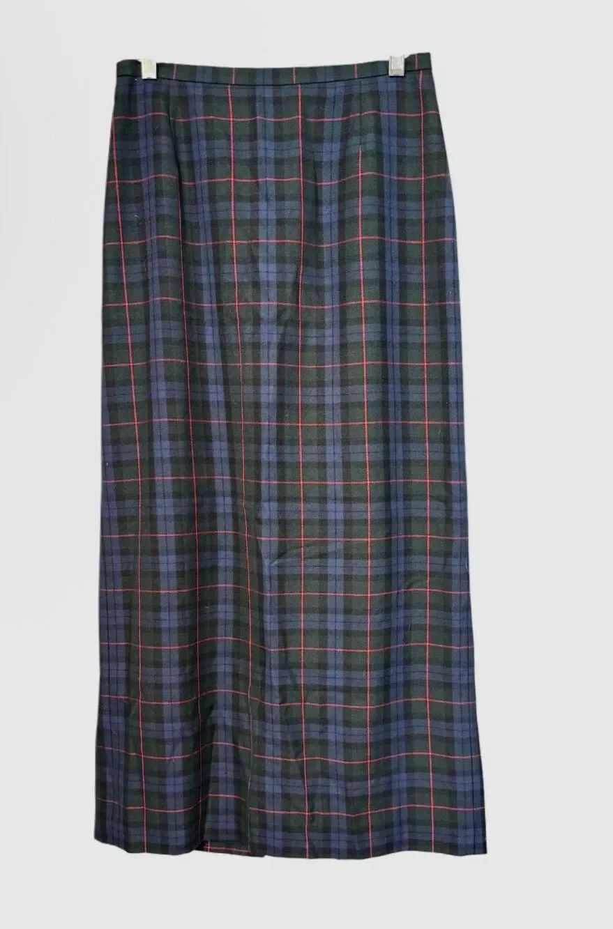 Casual Corner Annex Tartan Plaid Ling Skirt Sz. 6 Lined Preppy Academia